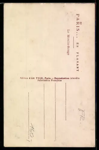 AK Paris, le Moulin-Rouge