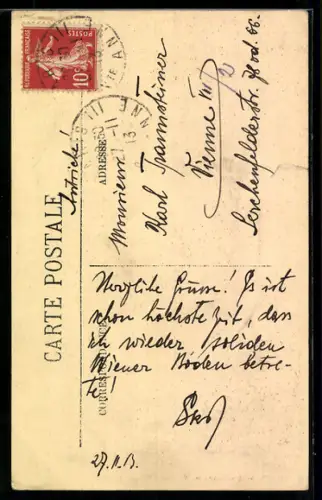 AK Paris, Moulin Rouge, Place Blanche