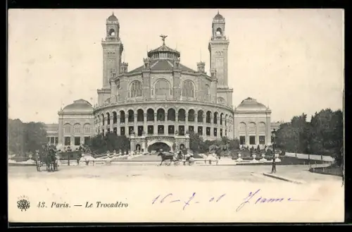 AK Paris, Palais du Trocadéro