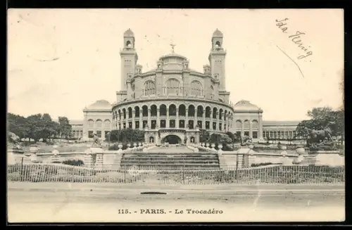 AK Paris, Palais du Trocadéro