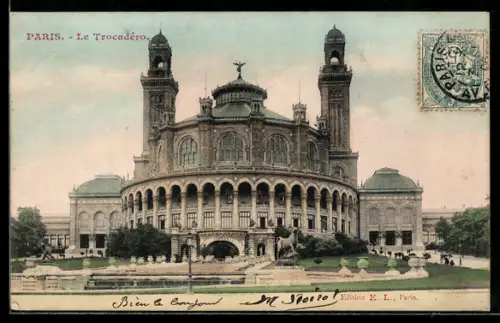 AK Paris, Palais du Trocadéro