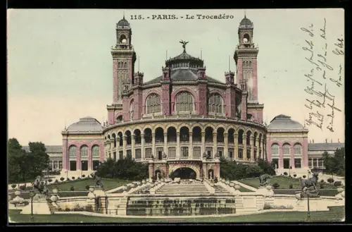 AK Paris, Palais du Trocadéro