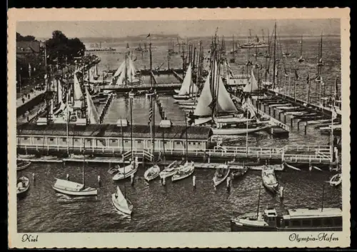 AK Kiel, Olympia-Hafen aus der Vogelschau