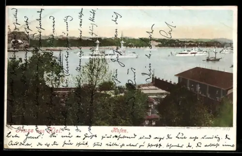 AK Kiel, Hafen, Panorama