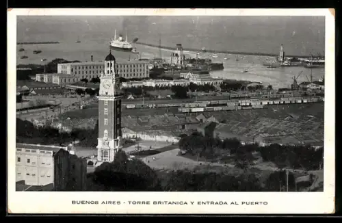 AK Buenos Aires, Torre Britanica y Entrada al Puerto
