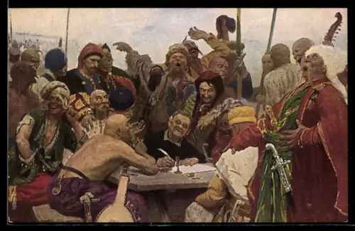 AK Kosaken beim Vertragsbeschluss