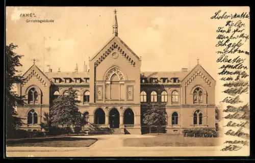 AK Varel, Gerichtsgebäude, Frontansicht