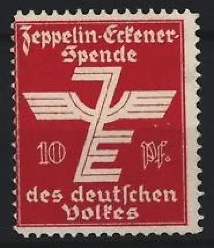Reklamemarke Deutschland, Zeppelin-Eckener-Spende, Logo