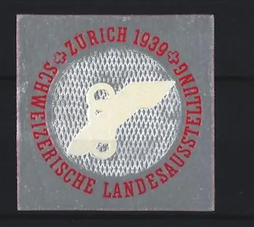 Reklamemarke Zürich, Schweizerische Landesausstellung 1939, Flügel