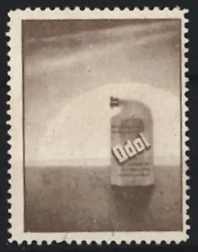 Reklamemarke Odol, Mundwasser, Flasche
