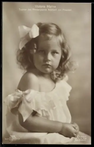 AK Victoria Marina, Tochter des Prinzenpaares Adalbert von Preussen