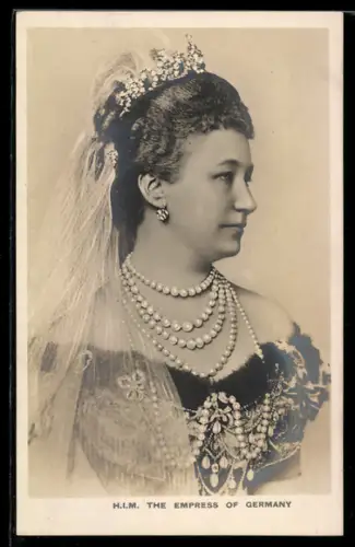 AK H.I.M. The Empress of Germany Auguste Victoria