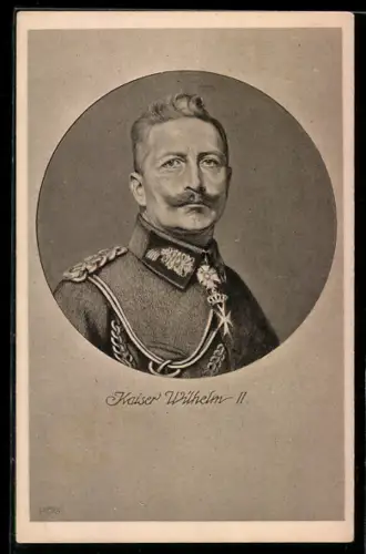 AK Kaiser Wilhelm II. in Uniform mit Pour le Merite