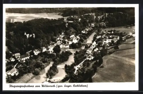 AK Wildenroth, Flugzeugaufnahme, gen. bayer. Bethlehem