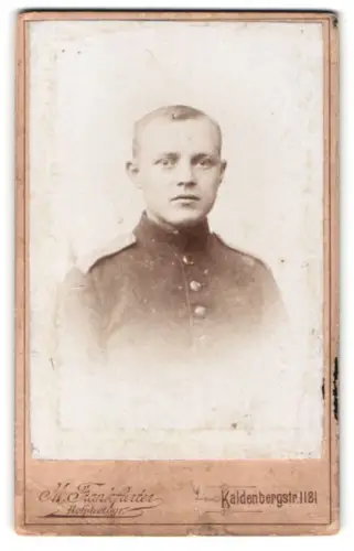 Fotografie M. Frankfurter, Wesel, Kaldenbergstr. 1181, Soldat der Infanterie in Uniform