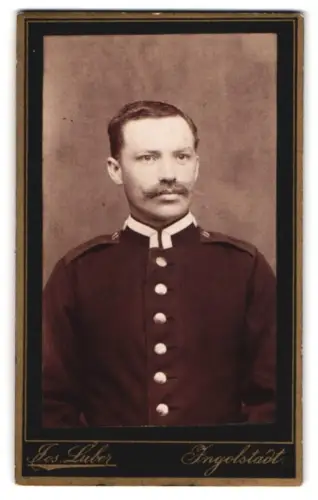 Fotografie Jos. Luber, Ingolstadt, Proviantgasse 878, Unteroffizier in Uniform