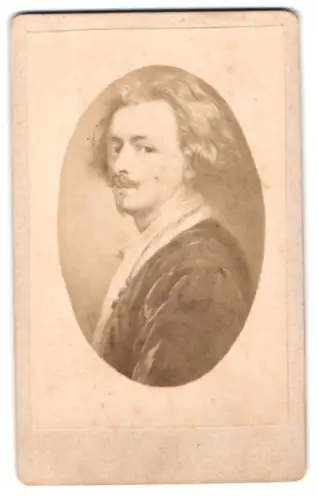 Fotografie unbekannter Fotograf und Ort, Porträt Anton van Dyk, flämischer Maler