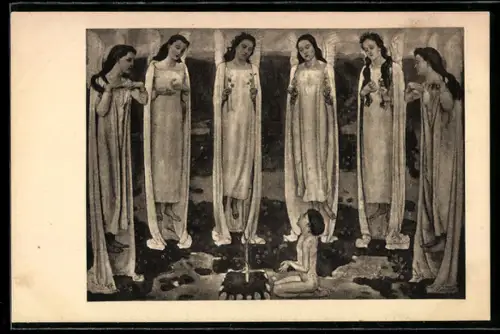 Künstler-AK Ferdinand Hodler: Der Auserwählte