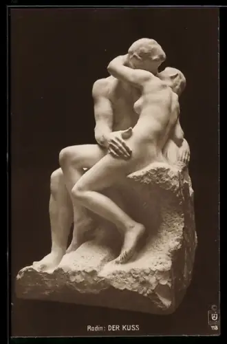 AK Statuengruppe, Rodin: Der Kuss