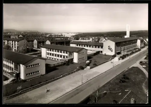 AK Kaiserslautern, Schillerschule aus der Vogelschau