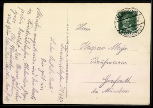 AK Taufe des Luftschiffs Graf Zeppelin