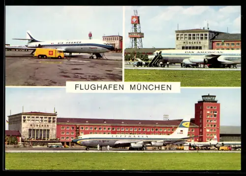 AK München, Flughafen, Air France, Lufthansa, Pan American