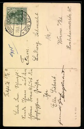 AK Frankfurt /Main, Rathaus und Strassenbahn