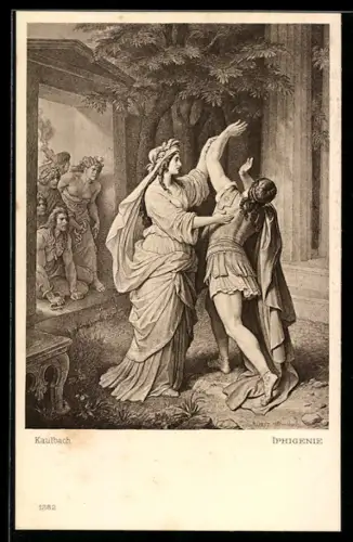 AK Goethe, Szene aus dem Werk: Iphigenie auf Tauris