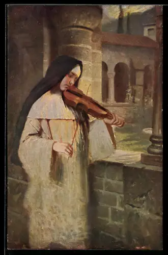 Künstler-AK Hermann Kaulbach: Ave Maria