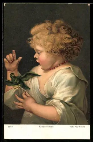 Künstler-AK Stengel & Co. Nr. 29748: Peter P. Rubens: Kinderbildnis