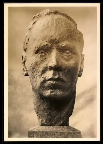 AK Georg Kolbe: Selbstbildnis, Plastik