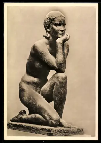 AK Plastik, Prof. Fritz Klimsch, Sinnende, Bronze