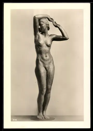 AK Prof. Hans Schwegerle-München, Plastik Erwachen