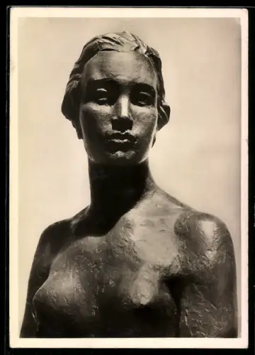 AK Georg Kolbe, Junge Frau 1929