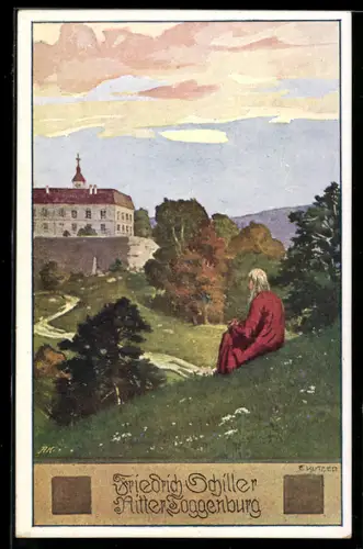 Künstler-AK Ernst Kutzer: Ritter Toggenburg von Friedrich Schiller