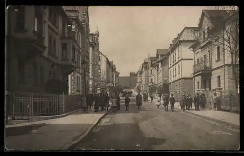 Foto-AK Kempten /Allgäu, Bodmannstrasse mit Kindern