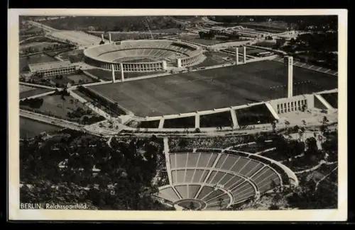 AK Berlin, Reichssportfeld, Gesamtansicht, Olympia