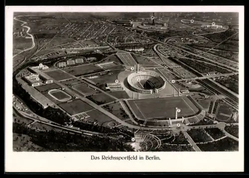 AK Berlin, Das Reichssportfeld, Schauplatz der Olympiade 1936