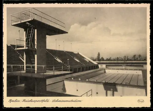 AK Berlin, Reichssportfeld, Schwimmstadion, Olympia
