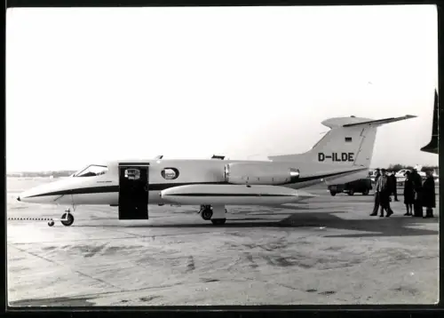 Fotografie Flugzeug Learjet HFB 320, Air Service Hamburg D-ILDE