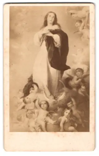 Fotografie unbekannter Fotograf und Ort, Die unbefleckte Empfängnis nach dem Gemälde von Murillo