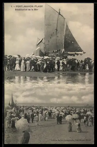 AK Fort-Mahon-Plage, Bénédiction de la Mer