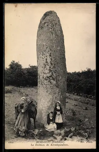 AK Huelgoat /Finistère, Le Dolmen de Kérampeulven