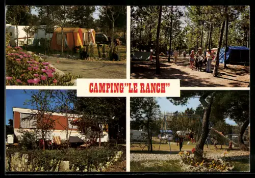 AK Le Cannet-Rocheville, Camping Caravaning Le Ranch