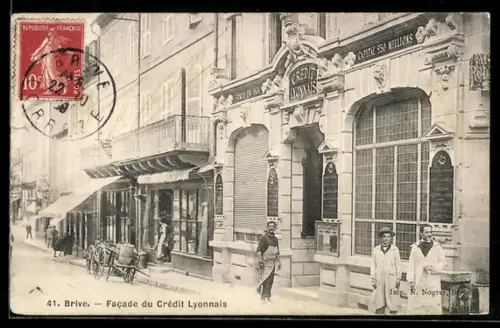 AK Brive, Facade du Crédit Lyonnais