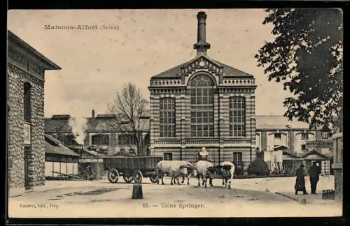 AK Maisons-Alfort /Seine, Usine Springer