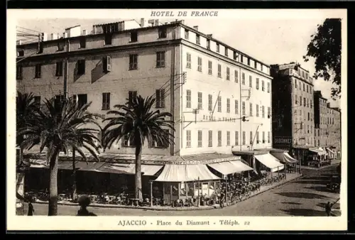 AK Ajaccio, Hotel de France, Place du Diamant