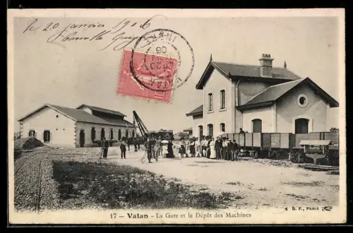 AK Vatan, La Gare et le Dépôt des Machines