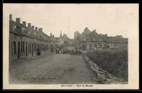 AK Bailleul, Rue du Musée