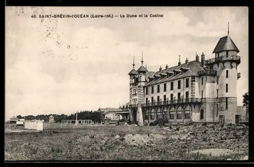 AK Saint-Brévin-l`Océan /Loire-Inf., La Dune et le Casino
